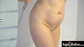 Mature Jennyfer Tempts Rob with Juicy Blowjob Distraction