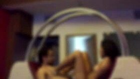 Ebony Latina teen pussy explodes with creampie from huge black cock