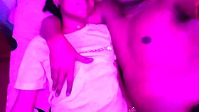 Hot Indian beauty shares steamy bedroom creampie with massive cock lover