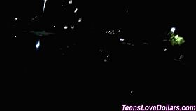 Intense Passion as Amateur Teen 18+ Fucks Wildly in Car