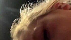 they got so horny after bar hopping for wild elevator public fucking