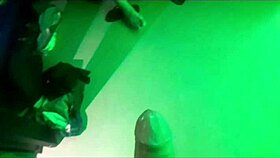 husband films young wife gaping on brazilian friend's huge cock