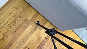 Backstage, she shows the girls some serious pussy love