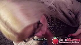 public pickup of curvy blonde nerd mariella sun ends in DEEPTHROAT cumshot on glasses