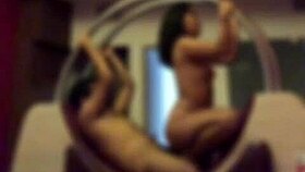 Ebony Latina teen pussy explodes with creampie from huge black cock