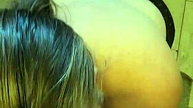 whoops my first golden shower try so funny