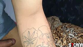 young woman lies down for a pleasant intimate session