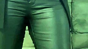 i cant get enuf of this milf in hot leather outfits compil