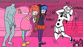 Clowns Deliver Intense Cartoon Sex Fun