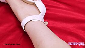 Pretty 18yo amateur spreads pussy wide and masturbates intensely