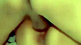 Colombian brunette milf with small tits moans in homemade bedroom pounding