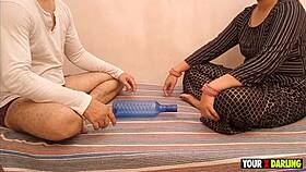 Truth or dare with horny milf explodes into hardcore fucking!