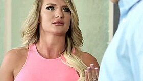 Masseuse with big tits joins group fuck session for free work