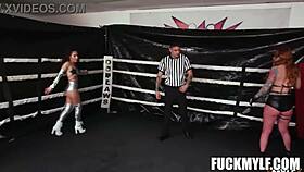 wrestling petite milf liv revamped sophia locke against mike mancini victor ray