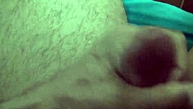 Mature milf teases young stud's monster cock hard with kinky handjob POV