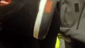 my friend gets off destroying my favorite sneakers in wild fetish fun