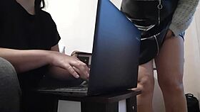 Brunette Secretary's Heat Makes Me Explode!