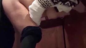 they got so horny after bar hopping for wild elevator public fucking