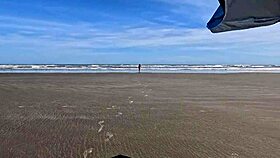 african couple fucks publicly on beach with crowd