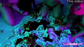 Wanna see busty bikini babes fuck in wild foursome party?