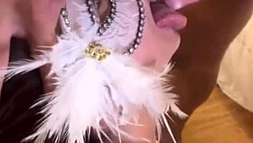 amateur latin couple unloads cumshots on young wives' faces