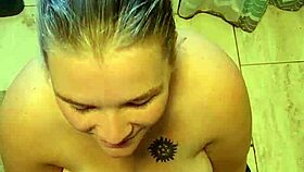 whoops my first golden shower try so funny