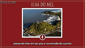 wild island group fun with sexy crowd