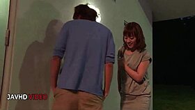 Stockings milf riho mikami kneels slurping jizz craves more 💦🍆