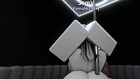 roommate got horny in dorm, fucked over roblox game