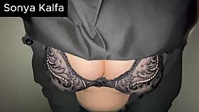 brutally slamming horny hijab secretary pussy in epic compilation