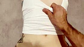 FITNESS GIRL DOMINATES WITH GYM STEPS DICKFLASH MONSTER COCK