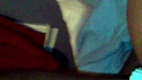 Vintage retro blue films clip captured bent over doggystyle scene