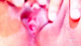 japanese babe massages her clit to intense pleasure