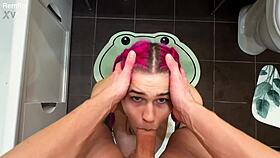 Girl stuck in washer gets pounded free