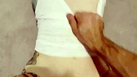 FITNESS GIRL DOMINATES WITH GYM STEPS DICKFLASH MONSTER COCK