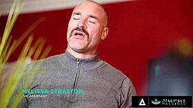 nuru oil drips as milf boss and sexy intern share steamy threesome face sitting lick