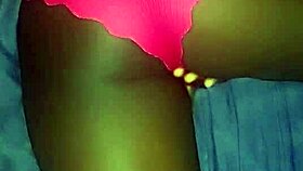 curvy college teen's first time hairy wet pussy masturbation close-up