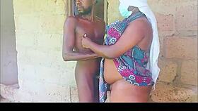 Leaked Video of African BBW with Big Tits Getting Fucked Hard