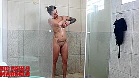 My neighbor jerked me off then blew me huge!!