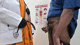 Doctor stares shocked at patient's massive black cock reveal in hospital