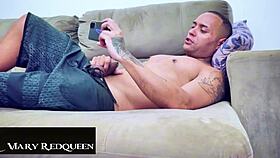 she caught him watching and showed real skills