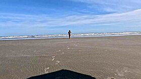 african couple fucks publicly on beach with crowd
