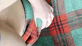 my shy neighbor sneaks pussy licks under blanket 😋👅💦