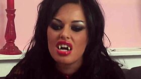 hot cougar milf babe unleashes hardcore vampire lesbian lust!