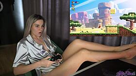 horny cosplayer squirts from remote vibe on stream 💦😩