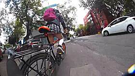 mexican shemale futanari in miniskirt upskirt anal toy gaping