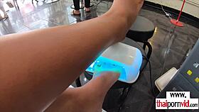 I pop this skinny asian teen cherry doggystyle