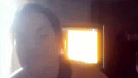 Homemade Sri Lankan BBW housewife slut deepthroats big tits blowjob