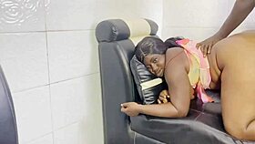 Fat black ass beauty submits to rough bbc domination spanking