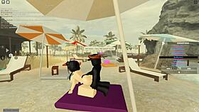 Bent over deepthroat doggystyle monster cock pounding